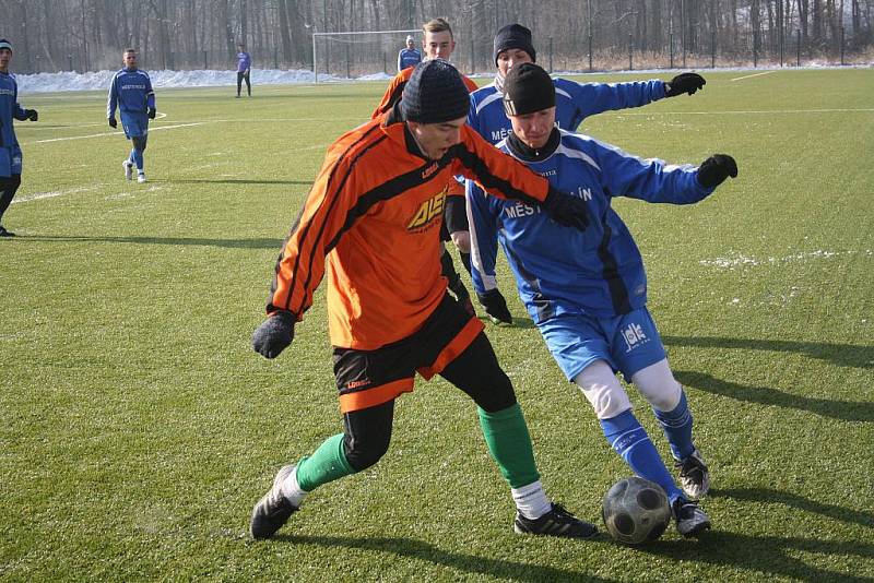 Z utkání FK Kolín - Nymburk (5:0).