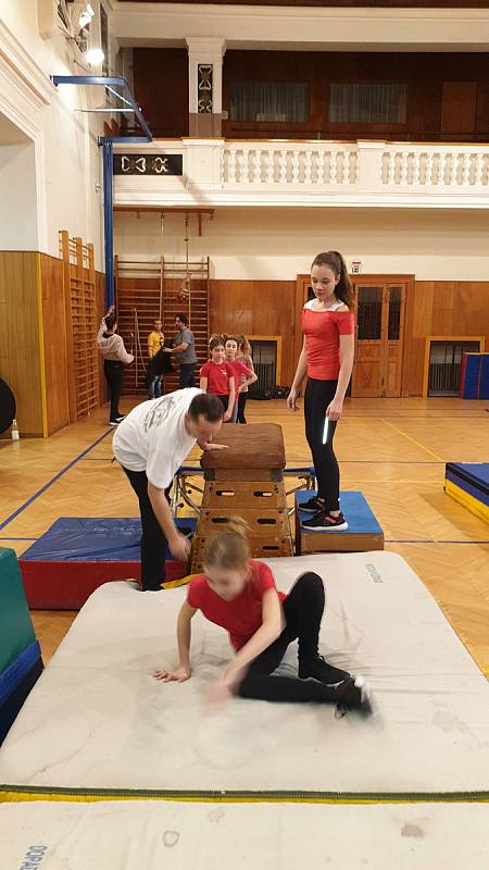 Sokolové v Českém Brodě se cvičení s dětmi věnují s mnohaletou tradicí.