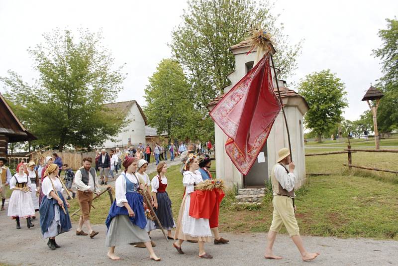 Dožínky v kouřimském skanzenu