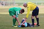 Z utkání fotbalové I. B třídy Liblice - Býchory (0:0).