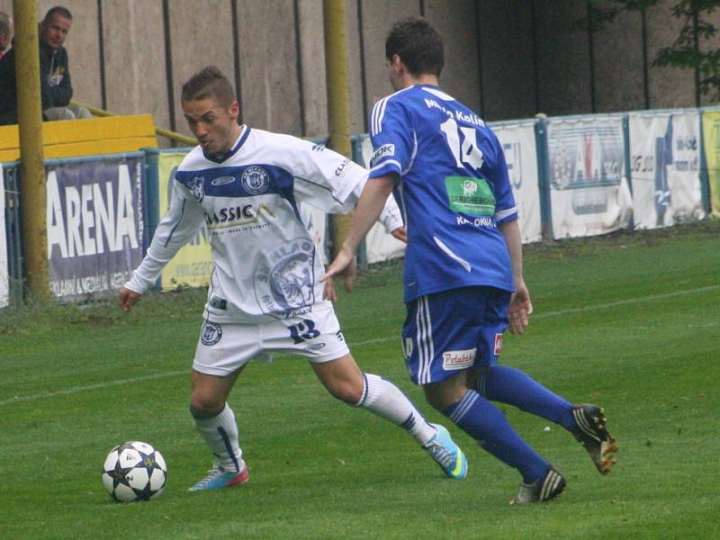 Z utkání FK Kolín - Kladno (1:0).