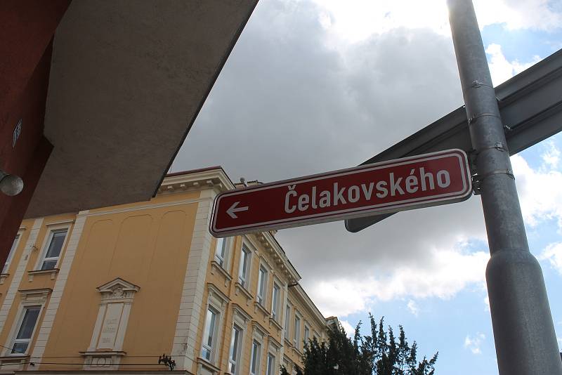 Čelakovského ulice v Kolíně.
