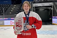 Adéla Fromová, vicemistryně světa v ledním hokeji žen do osmnácti let