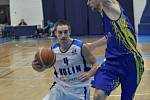 Z utkání BC Geosan Kolín - BK Opava (94:85).