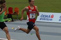 Kolínský atlet Štěpán Hampl. 