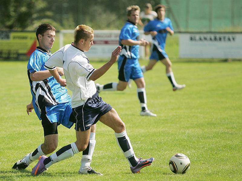 Z přípravného utkání Červené Pečky – Kouřim 9:0.  