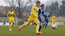 Z utkání Varnsdorf - FK Kolín (3:1).