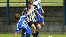 Z utkání krajského přeboru starších žáků FK Kolín - Mělník (6:0).