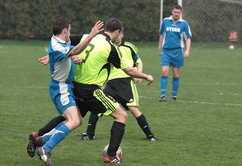 Z utkání Kouřim - Čejetice (2:0).