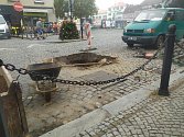 V Pražské ulici se přihodila havárie na parovodním potrubí