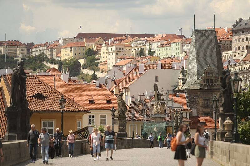 Z návštěvy Prahy v době koronavirové.
