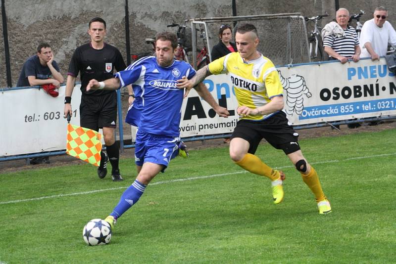 Z utkání FK Kolín - Domažlice (3:0).