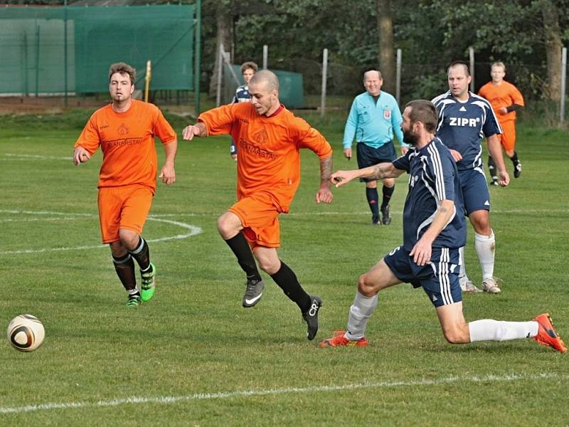 Z utkání Kouřim - Libodřice (3:1).