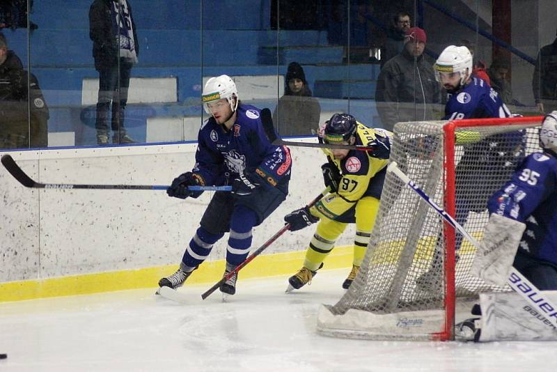 Z hokejového utkání Chance ligy Kolín - Ústí nad Labem (3:4)