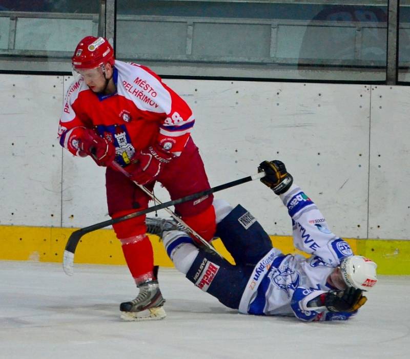 Z utkání SC Kolín - Pelhřimov (4:3).