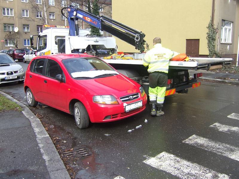 Druhé odtažené vozidlo