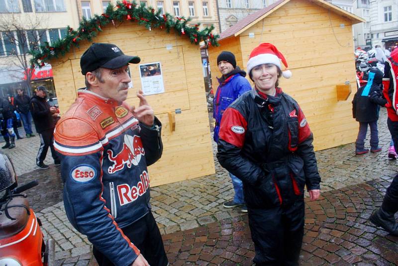 Již 15. vyjížďka kolínských motorkářů na Štědrý den