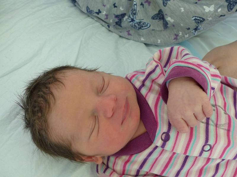 Noela Pouvová se narodila 16. dubna 2019, vážila 2945 g a měřila 47 cm. V Zásmukách se s ní těší maminka Nela a tatínek Martin