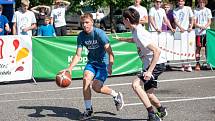 Z jubilejního 20. ročníku Streetball cupu v Kolíně.