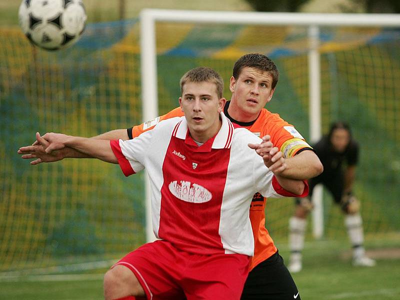 Z utkání Libodřice - Rožďalovice (5:2).