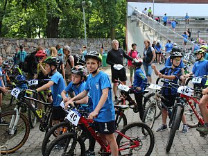 Z cyklistických závodů Kolínských sportovních dní.