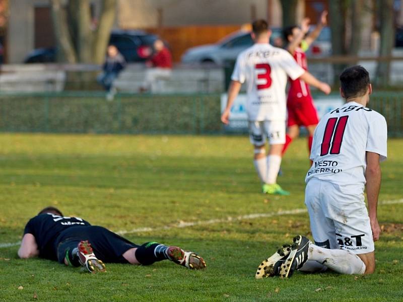 Z utkání Velim - Poděbrady (4:0).