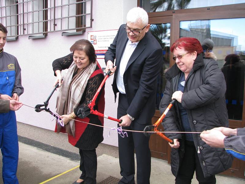 Slavnostní otevření rekonstruovaných budov Středního odborného učiliště stavebního Kolín