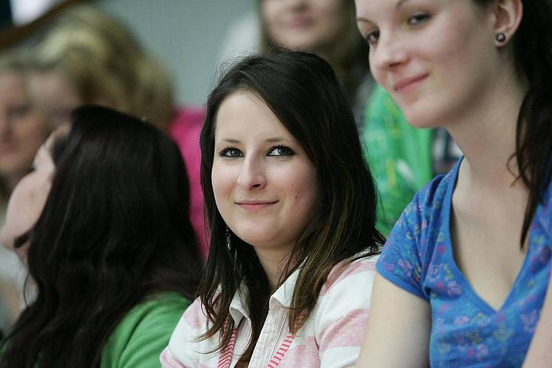 Martina Sáblíková na besedě se studenty