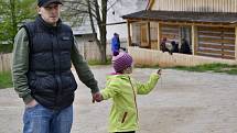 V kouřimském skanzenu chodili návštěvníci s Jidášem