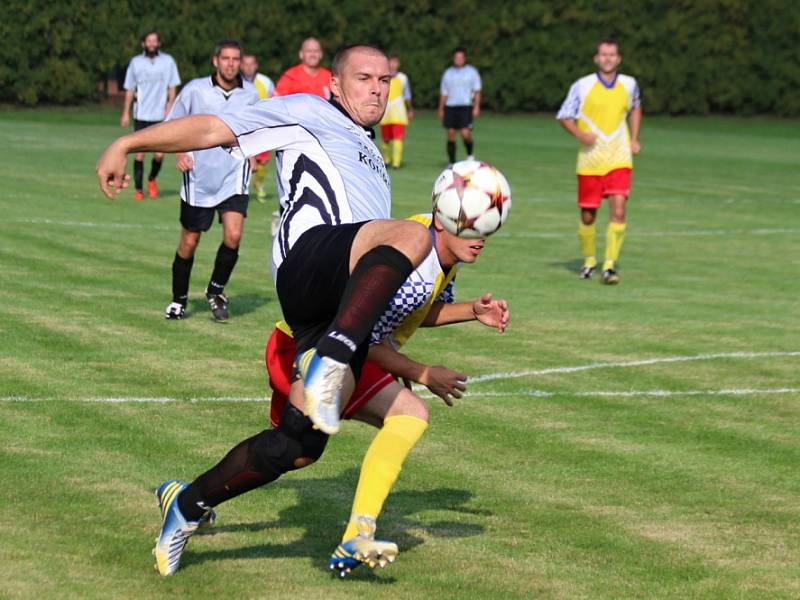 Z utkání Kouřim - Libodřice (3:2 PK).