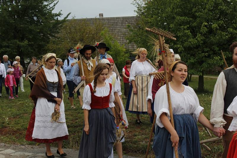 Dožínky v kouřimském skanzenu