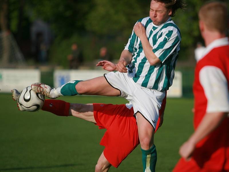 Z utkání Velim B - Polepy (4:2).