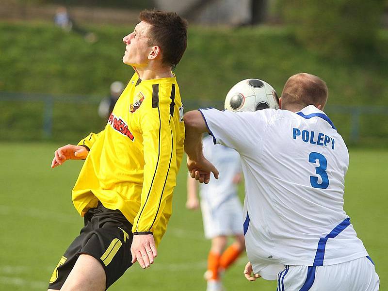 Z utkání Polepy - Děčín (5:0).