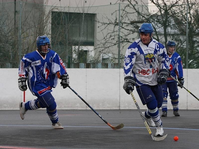 Z utkání HBC Kolín - Kladno dorost (5:1).