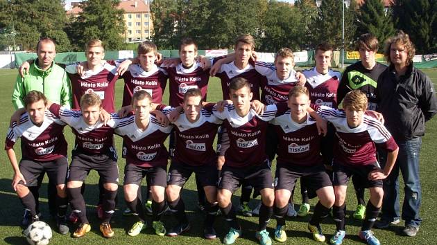 Mladí fotbalisté Kolína (U17) skončili po první polovině na dvanáctém místě.