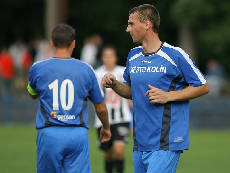 Z divizního utkání FK Kolín - Hradec Králové B (4:0).