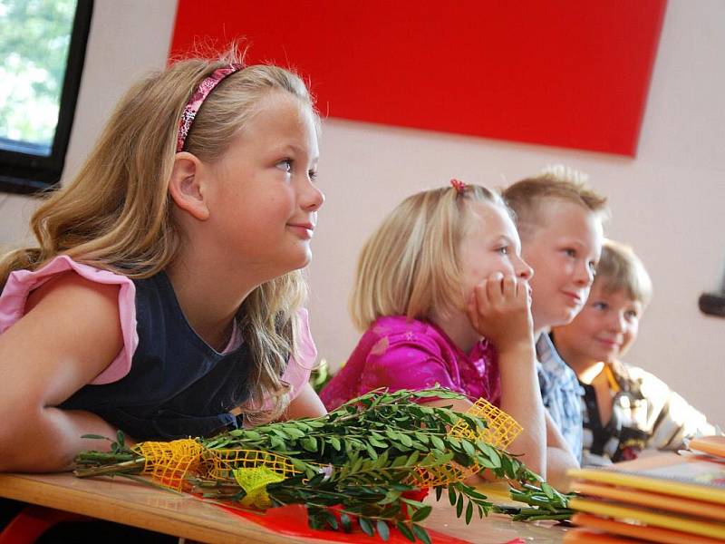 Prvňáčci v Českém Brodě přebírali vysvědčení