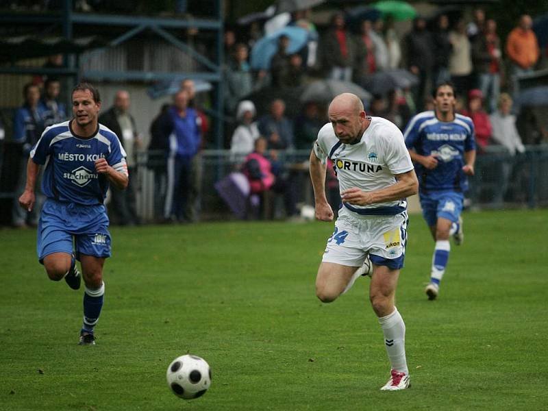 Z 2. kola Ondrášovka Cupu mezi Kolínem a Libercem (0:3).