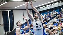 Z utkání nadstavby BC Geosan Kolín - Ostrava (89:77).