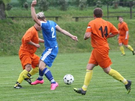 Z utkání Libodřice - Plaňany (0:0, PK 2:4).