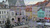 Z kolínského náměstí vzlétly k obloze balónky s přáními Ježiškovi