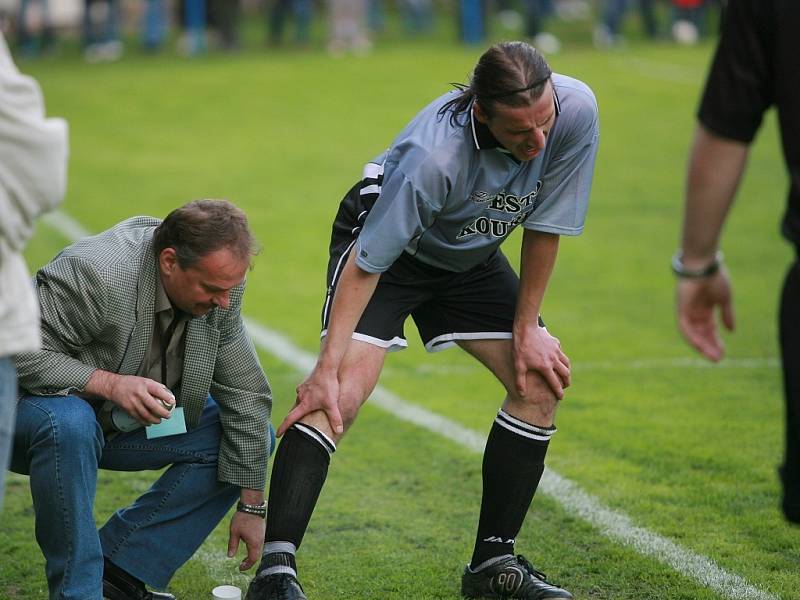 Z utkání Kouřim - Kutná Hora (3:1).