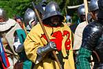 Rekonstrukce historické bitvy s názvem Meč a koruna k výročí narození Karla IV.