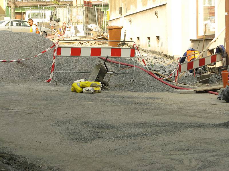 Rekonstrukce Pražské ulice v Kolíně.
