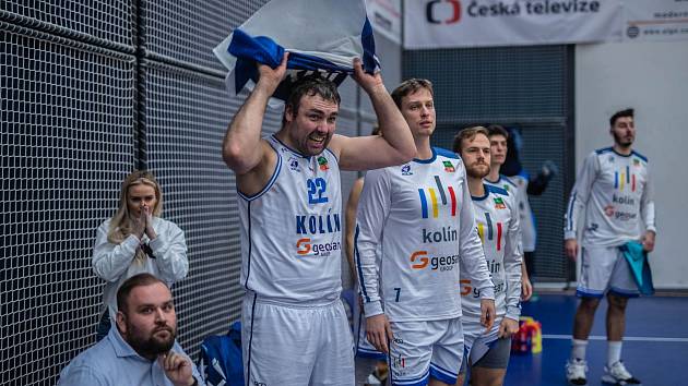 Čtvrtfinále basketbalového Alpe Adria Cupu: BC Geosan Kolín - BC GGMT Vídeň 74:72.