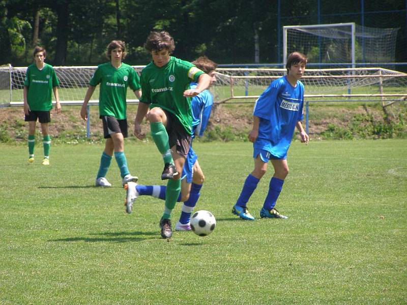 Z utkání mladšího dorostu FK Kolín - Rapid Liberec (7:2).