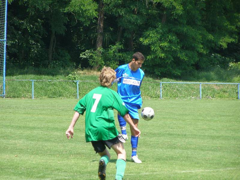Z utkání mladšího dorostu FK Kolín - Rapid Liberec (7:2).