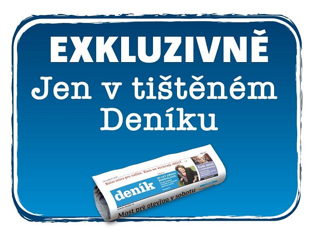 Exkluzivně jen v tištěném Deníku