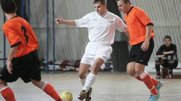 Z futsalového utkání SKP Kolín - Ebentárna Kladno