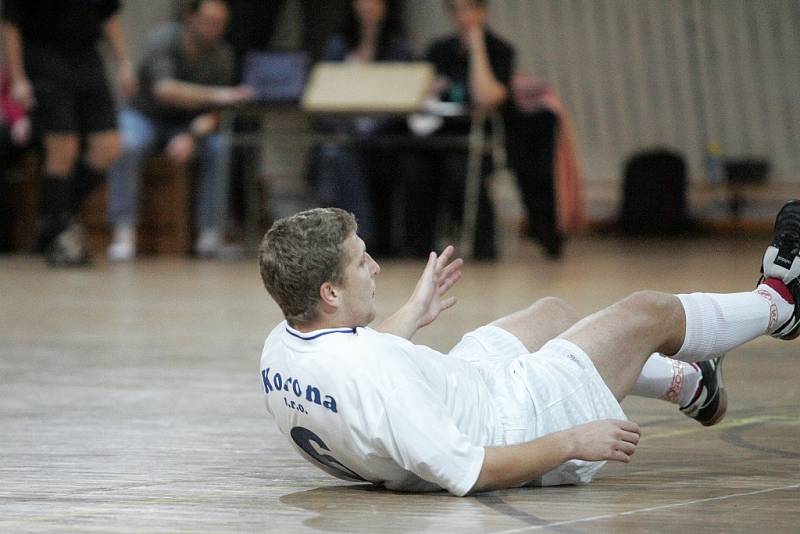 Z futsalového utkání SKP Kolín - Ebentárna Kladno